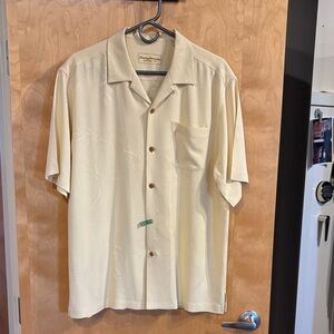 Tommy Bahama Light Tan Short Sleeve Shirt